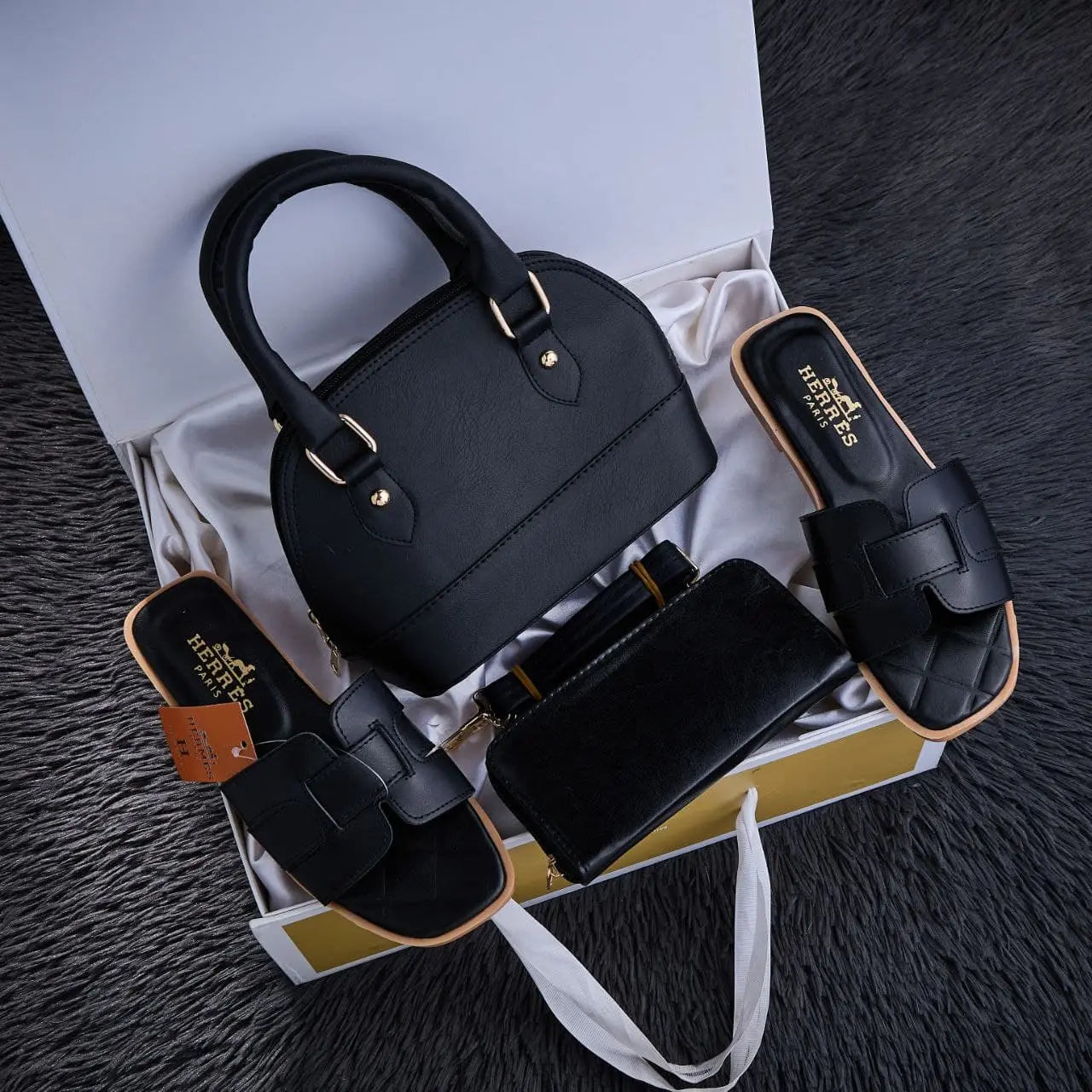 Sac Glamour -Sandales & Portefeuille Offert en Cadeau 🎁