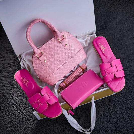 Sac Glamour -Sandales & Portefeuille Offert en Cadeau 🎁