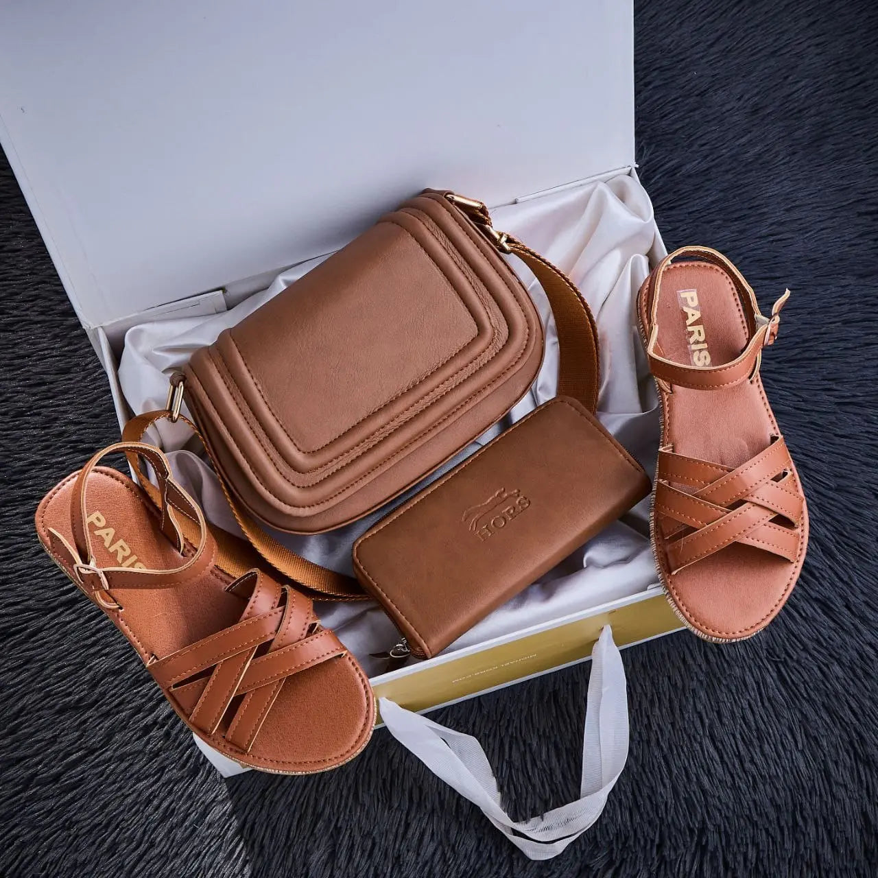 Sac, Sandales & Portefeuille Offert 🎁