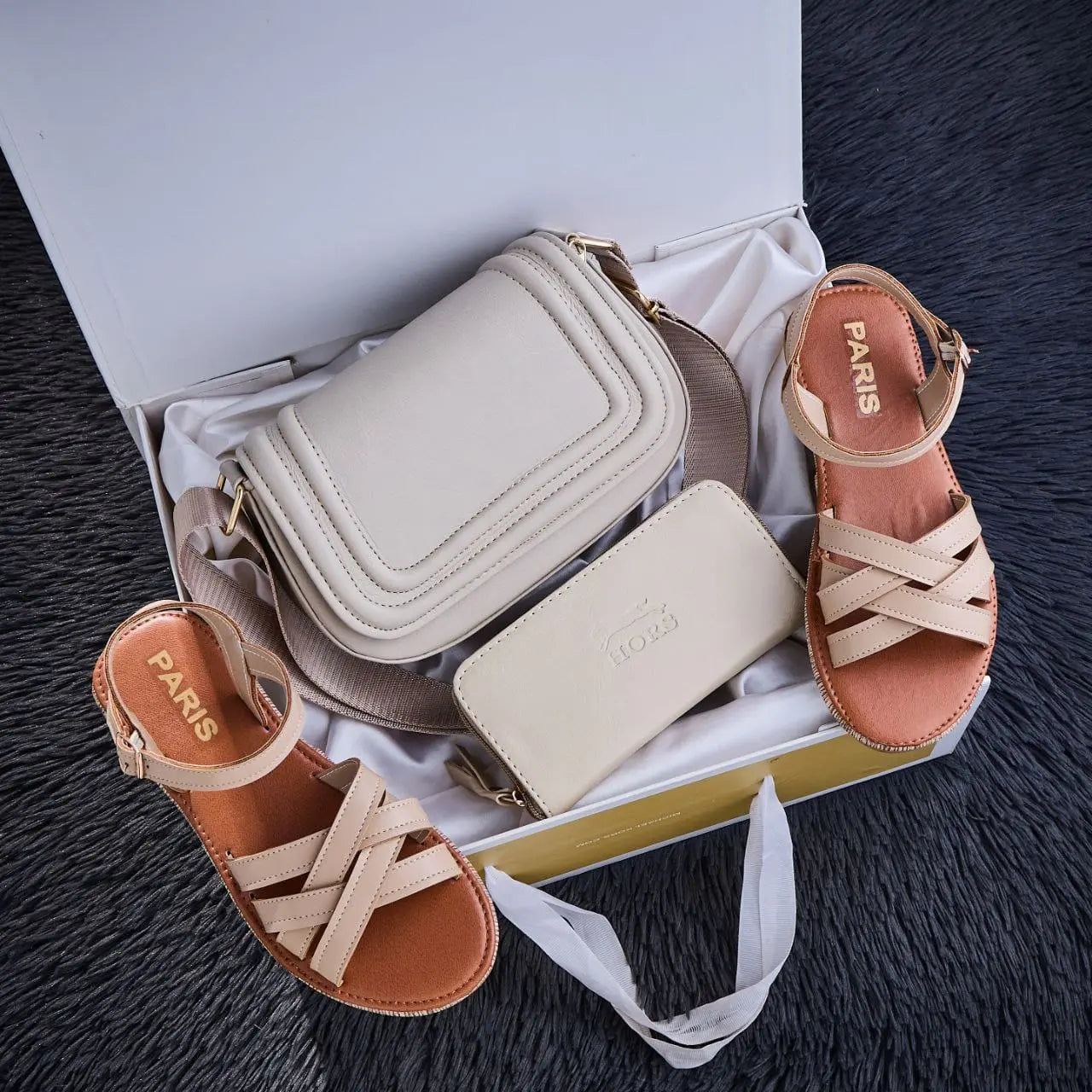 Sac, Sandales & Portefeuille Offert 🎁