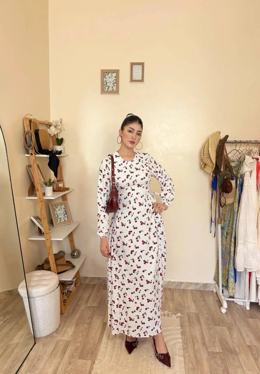 Robe Cerises imprimée