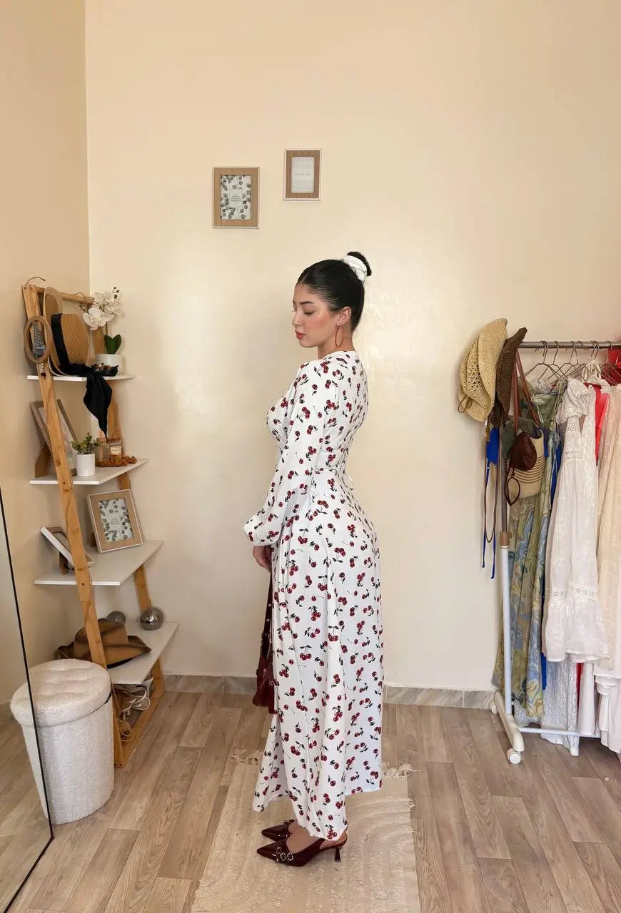 Robe Cerises imprimée