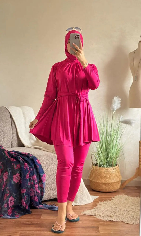 Burkini 4 Pièces en Tissu Syclism Premium