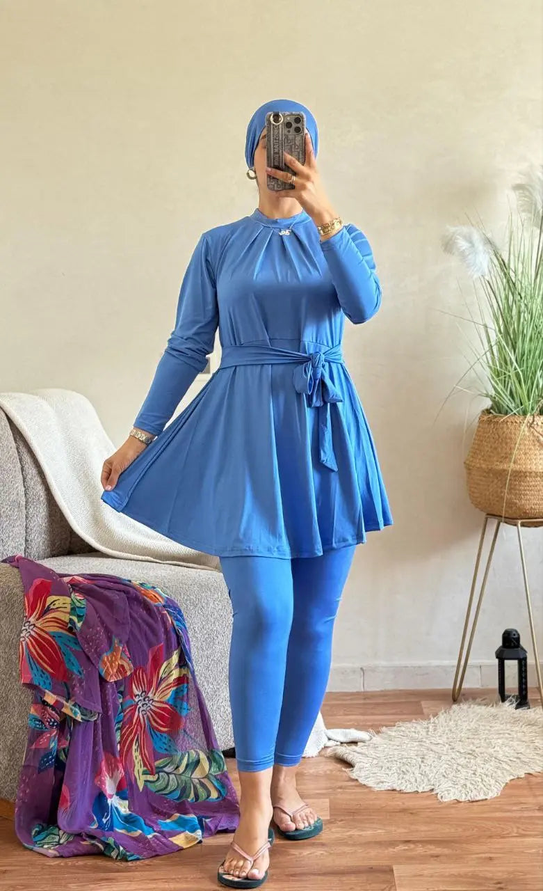 Burkini 4 Pièces en Tissu Syclism Premium