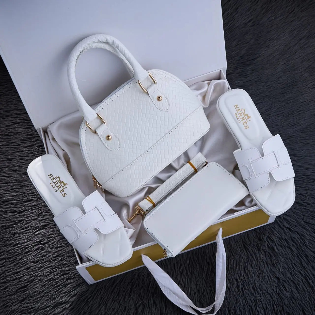 Sac Glamour -Sandales & Portefeuille Offert en Cadeau 🎁