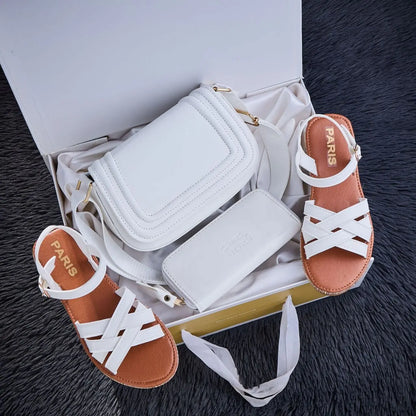 Sac, Sandales & Portefeuille Offert 🎁