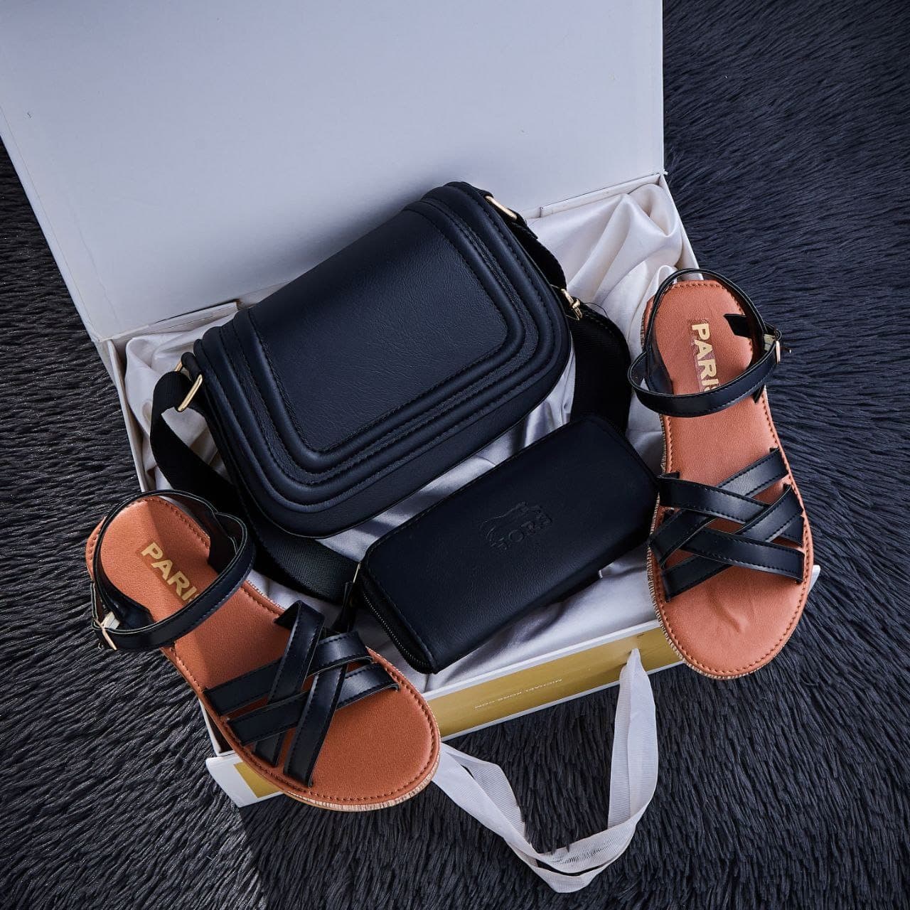 Sac, Sandales & Portefeuille Offert 🎁