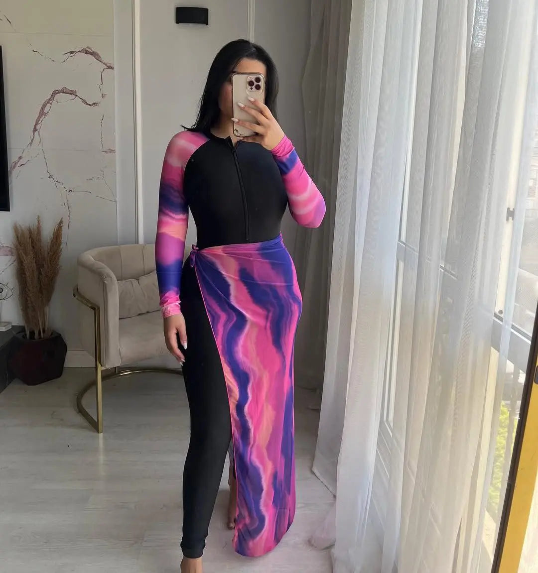 Burkini 4 pièces – Élégance et Protection