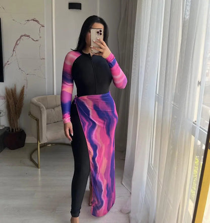 Burkini 4 pièces – Élégance et Protection