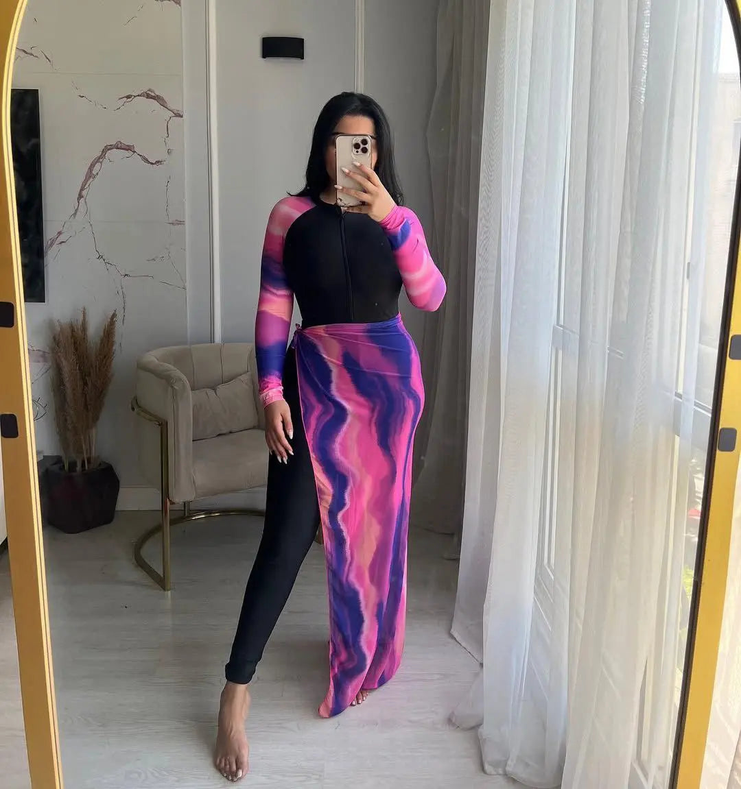 Burkini 4 pièces – Élégance et Protection
