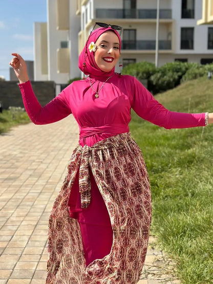 Burkini Premium - 6 Pièces pour une Liberté de Mouvement Totale